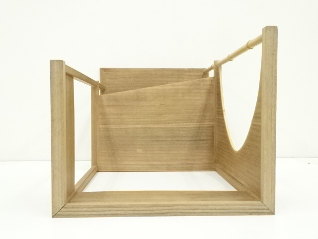 F905 半僊棚 指物師 寸斎 共箱 棚 茶棚 棚物 茶道具 F905 半僊棚 指物師 寸斎 共箱 棚 茶棚 棚物 茶道具 F905 半僊棚